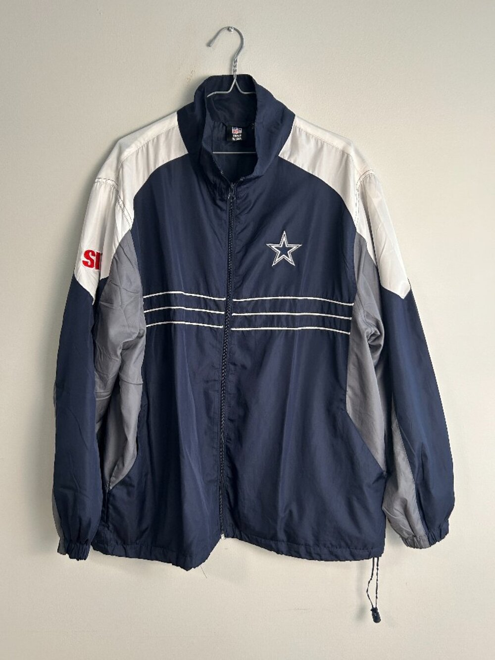 Vintage Dallas Cowboys Reebok NFL Team Apparel Jacket | Windbreaker | Size XL
